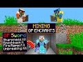 Minecraft manhunt but when the hunters mine i get enchants
