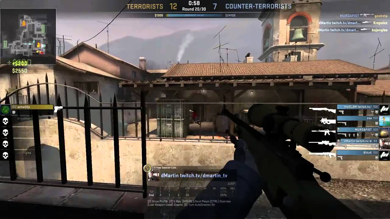 CS:GO - dMartin - Freaky Fast 4K with AWP - de_inferno