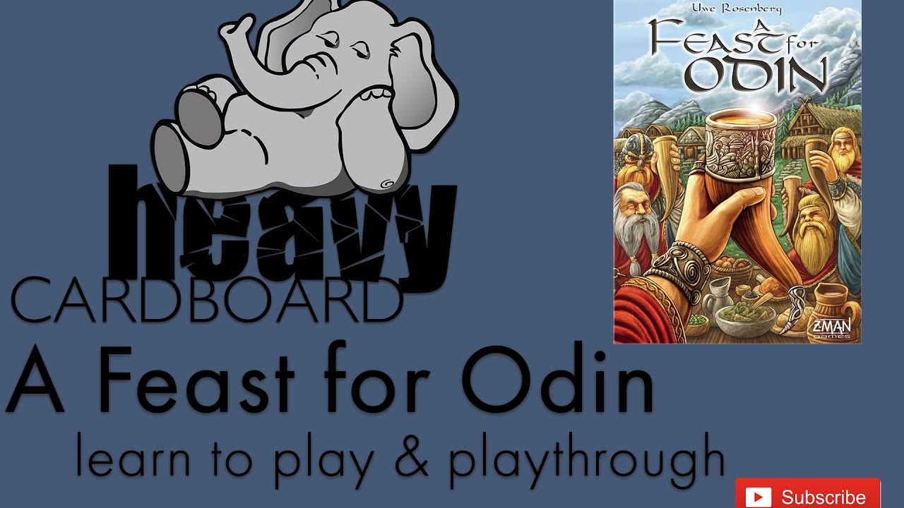 A Feast for Odin 3p Play-through, Teaching, & Roundtable discussion by Heavy Cardboard