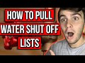 How to Pull The Water Shutoff List 🚱🚰💧🚫 | Wholesaling Real Estate