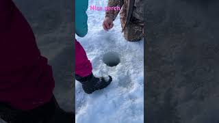 I love ice fishing 💕 #icefishing