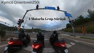 Grup Sürüşü Keyifli Mi Deniz Manzaralı Yollar Kymco Downtown250I