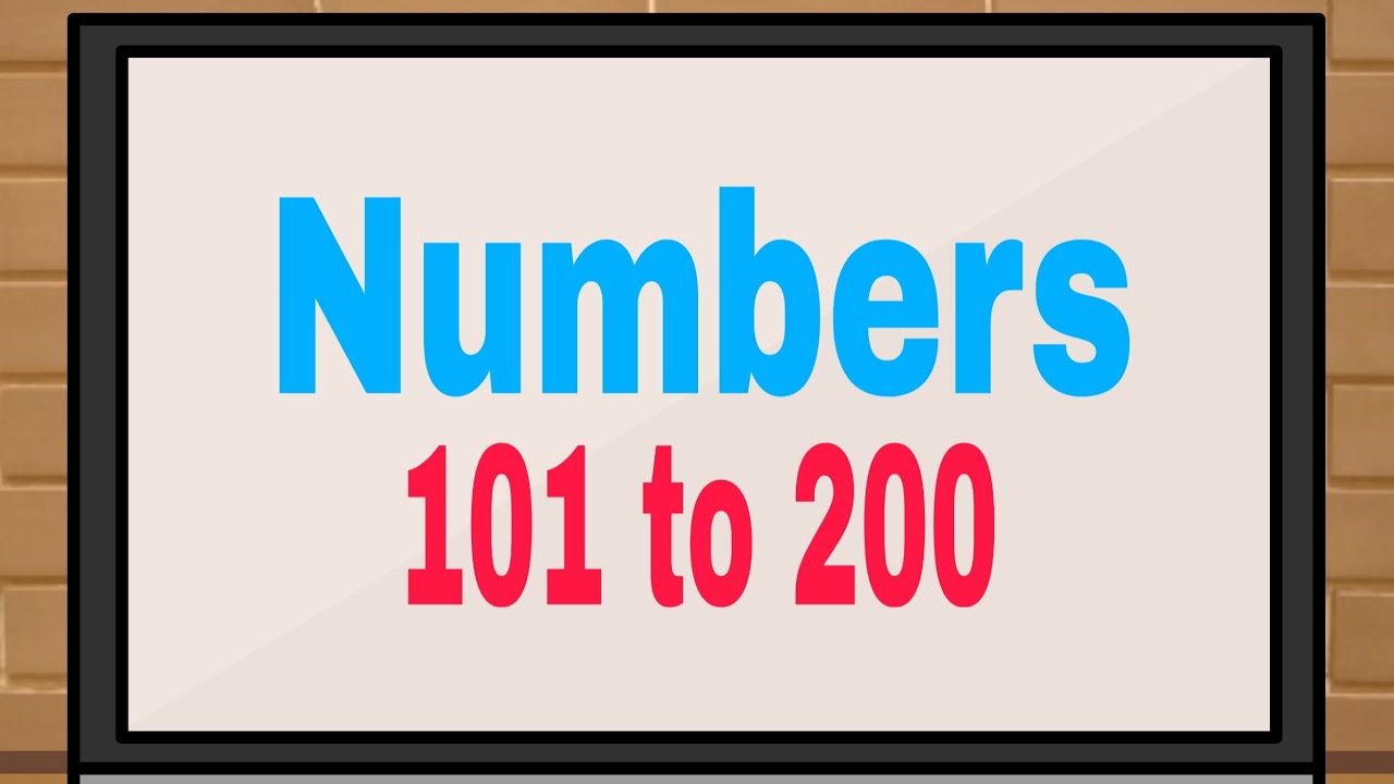Numbers 101 to 200 | Counting |Maths for kids | - YouTube