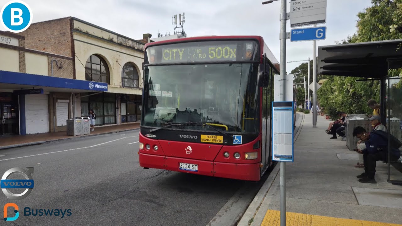 Chinese New Years Special! Busways NW Ryde 2134 ST Volvo B12BLEA Euro 5 Volgren CR228L bus ride.