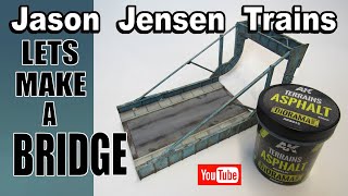 Making a rolling bridge for our model railroad!