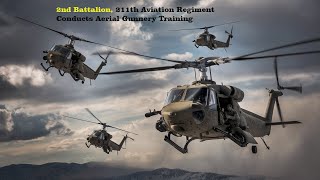 2nd Battalion, 211th Aviation Regiment Conducts Aerial Gunnery Training