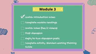 Module 3  Blended Learning Academy