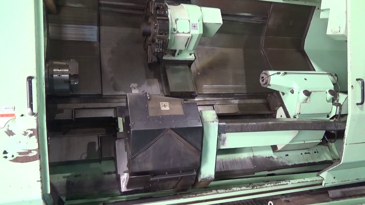 OKUMA LU25 刃物台、振れ止め - YouTube OKUMA LU25 刃物台、振れ止め - YouTube