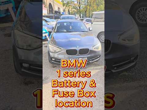BMW 1 Series Battery And Fuse Box Location 2007 To 2013 Easyfix Bmw1series Battery Fusebox