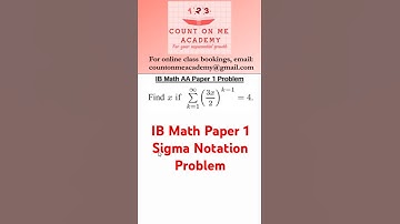 Can u answer this IB math problem? #ibmath #ibdp #geometricseries