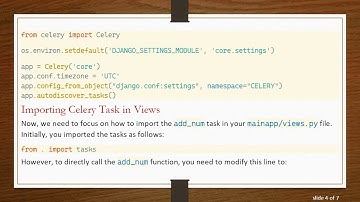 How to Import Celery Tasks in Django Views
