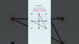 Hard Lock🔒🔐😱Pattern Locks Raj Pattern Artst#Shorts#Pattren Lock#youtubeshorts#new