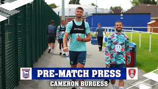 Cam Burgess On Rotherham Clash