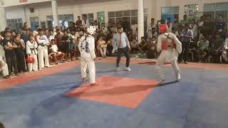 Akash Bharadwaj superb fight in kanpur // State level Taekwondo championship 🏆#peacetaekwondoacademy