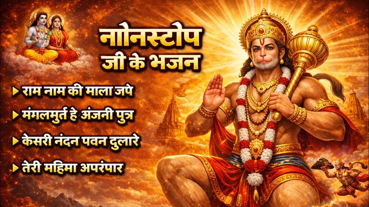 Sabse Best: Nonstop Hanuman Ke Bhajan 2026 | संकटहर्ता बलवंत हनुमान🚩 ||shankar ji bhajan collection