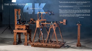 HD Video Feedback Kinetic Sculpture: The God Machine