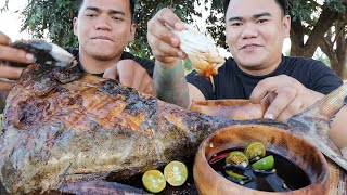 OUTDOOR COOKING | BUNTOT NG TUNA INASAL MUKBANG (HD)