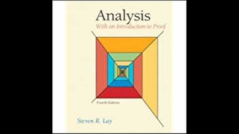 Analysis With an Introduction to Proof 4th Edition