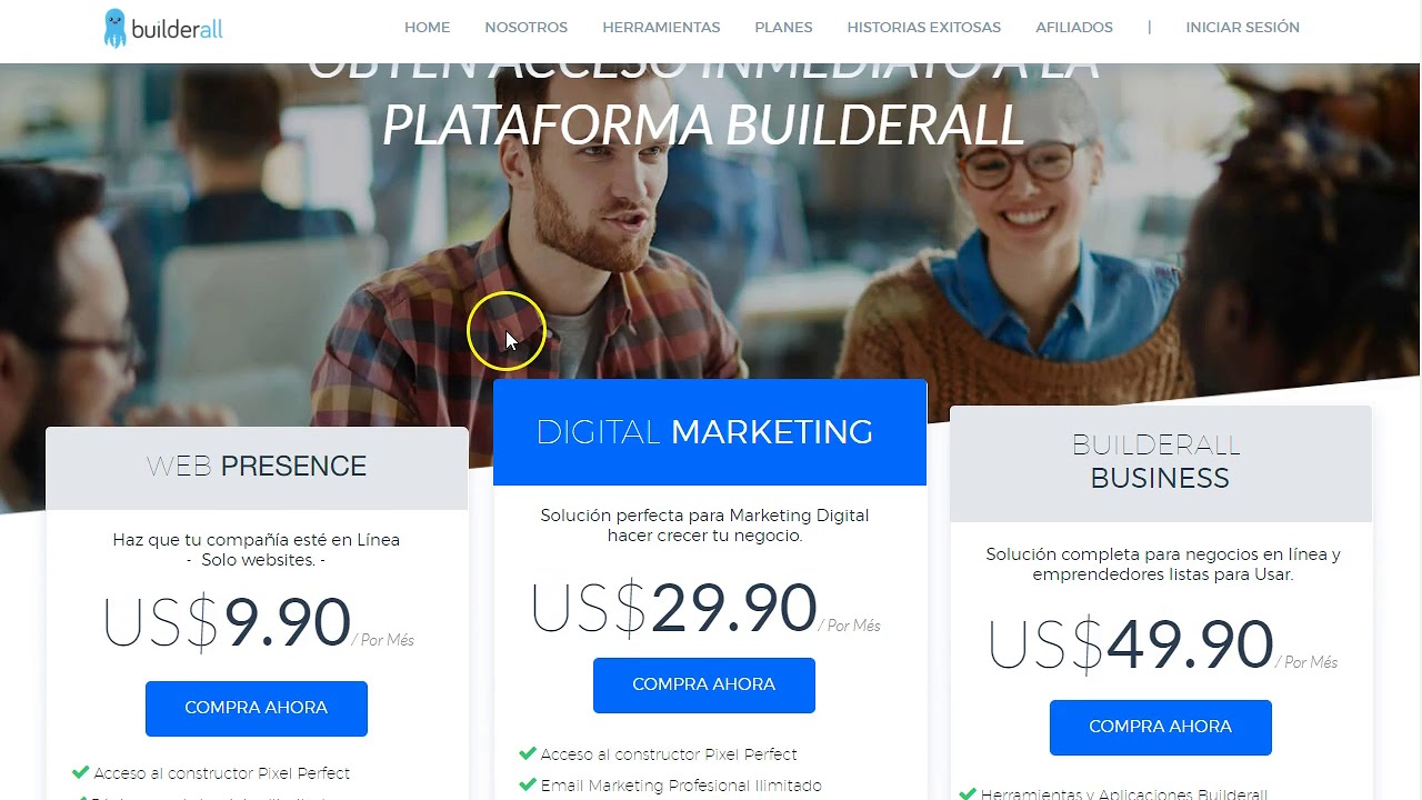 wordpress admin login Builderall por dentro 2019