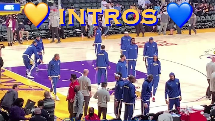 📺 Warriors intros: Poole, Damion Lee, Wiggins, Juan Toscano-Anderson & Looney pregame b4 LA Lakers - DayDayNews