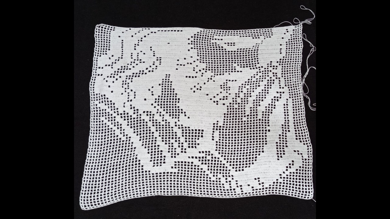 Hermoso cuadro para enmarcar #crochet #tutorial 