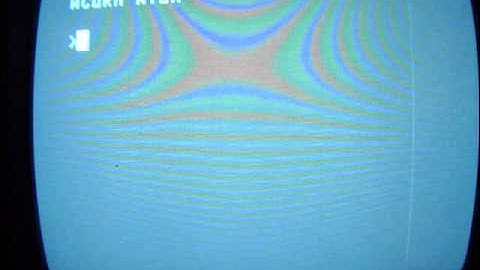 Acorn Atom - Pushing the BREAK key several times... Test