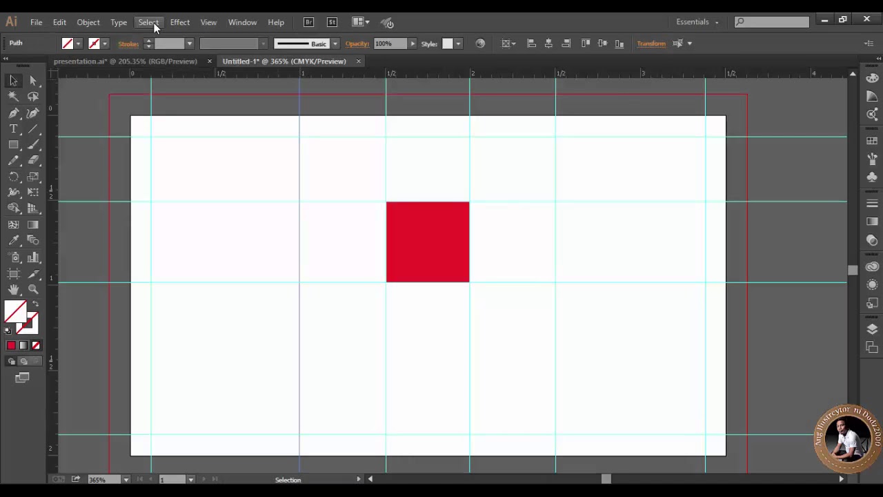 (Tagalog Tutorials) Creating custom guides in Adobe Illustrator cc2015 ...