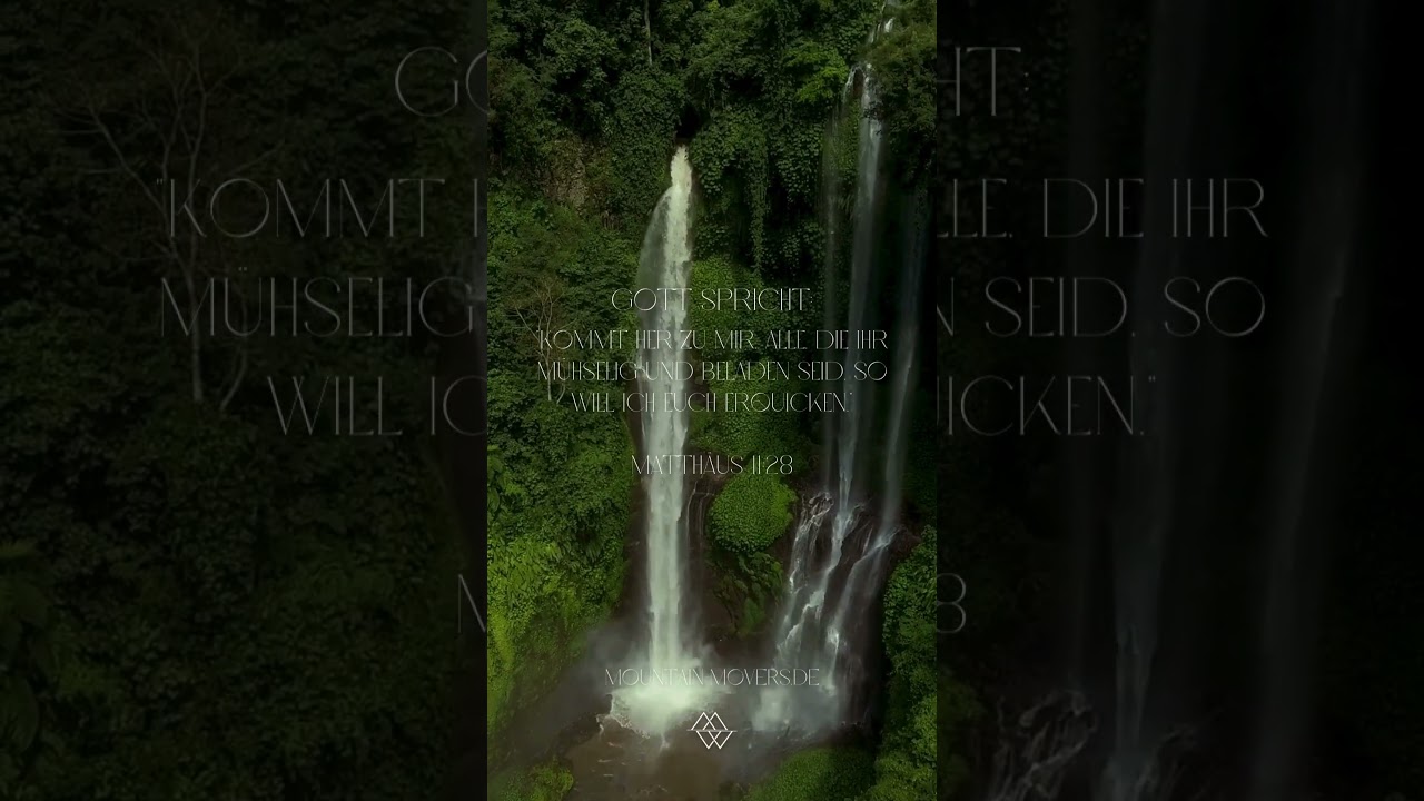 Kommt her zu mir alle, die ihr mühselig und beladen seid, so will ich euch erquicken!  