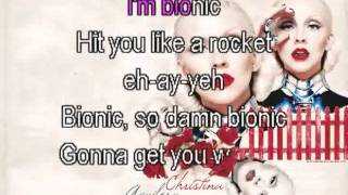 Christina Aguilera - Bionic (Karaoke w/ Lyrics and Backing Vocals)