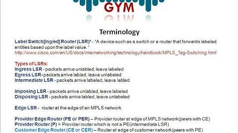MPLS Basics LSR Terminology Part 1