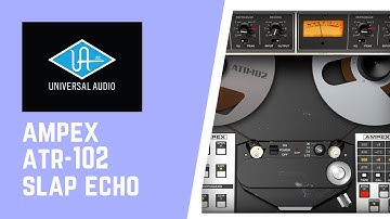 UAD Ampex ATR - 102 Tape Slap Echo (On Electric Guitar)
