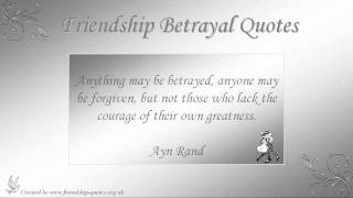 Friendship Betrayal Quotes