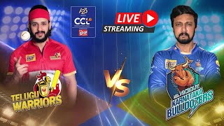 Telugu Warriors Vs Karnataka Bulldozers | Celebrity Cricket League | S10 | Live Stream | Match 15
