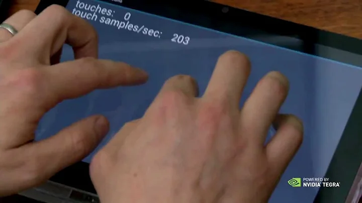 NVIDIA Tegra 3 Demo -  DirectTouch Architecture