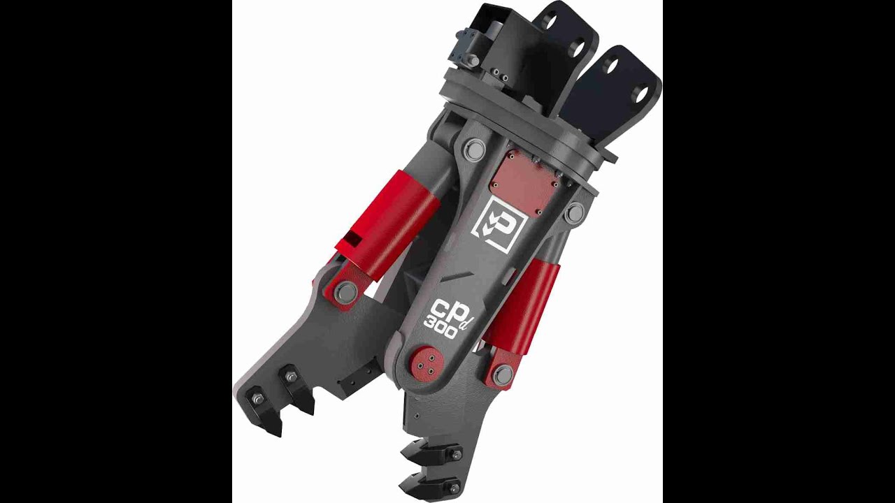 CP300 Anbau Kombi-Abbruchzange mit austauschbaren Backen für Bagger von 2 bis 10 Tonnen