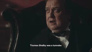 Peaky Blinders S02E02: Letter to Winston Churchill [example of impactful speech] by Thomas Shelby