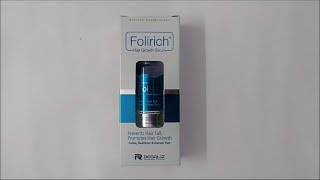 Hindi Review Of Folirich Hair Growth Serum Clickoncare Youtube