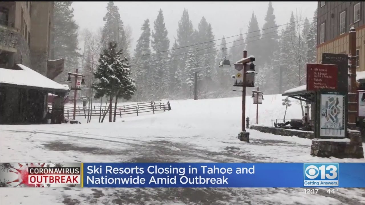 Tahoe Ski Resorts Close Amid Coronavirus Outbreak