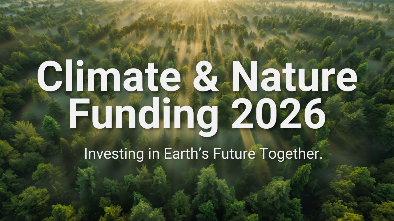 Global Funding Opportunities for Climate and Nature Solutions - YouTube