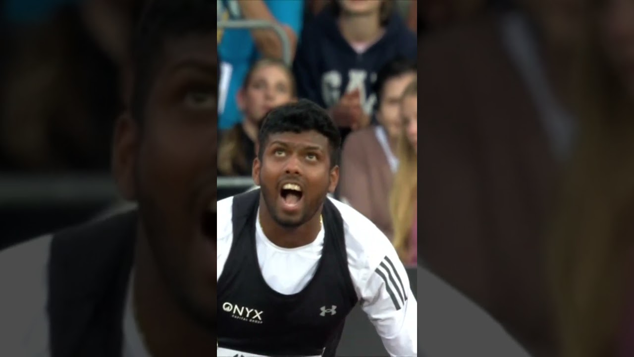 🇱🇰’s Rumesh Pathirage launches 86.57m to win the javelin throw in Ostrava
