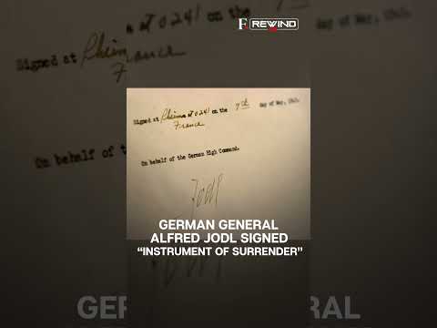 Germany Signs Instrument Of Surrender | Firstpost Rewind