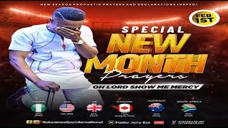 SPECIAL NEW MONTH PRAYERS [OH LORD SHOW ME MERCY] || NSPPD || 1ST FEBRUARY 2023