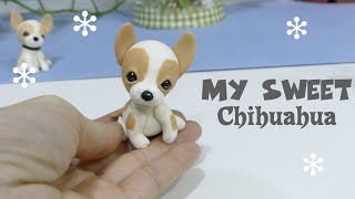 Chihuahua pup clay modeling tutorial | como modelar un perrito chihuahua