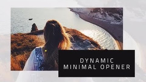 Dynamic Minimal Promo + Square Version After Effects Templates