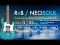 Rnb  neo soul guitar backing track in g  i  83 bpm