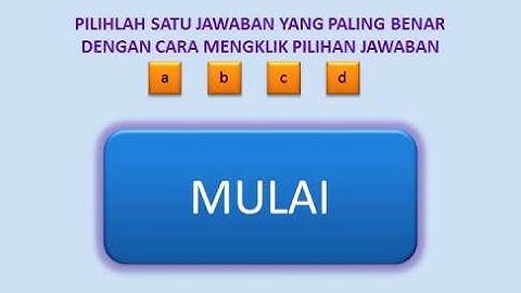 Cara membuat Flash Quiz-Soal Interaktif