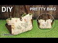 DIY PRETTY TOTE BAG 에코백만들기 | Shopping bag Handbag Sewing Tutorial | Free Pattern [sewingtimes]