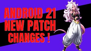 DBFZ New Patch Changes (v1.31) - Android 21