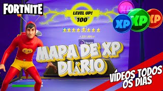 MAPA DE XP DIÁRIO - FORTNITE CAPITULO 5