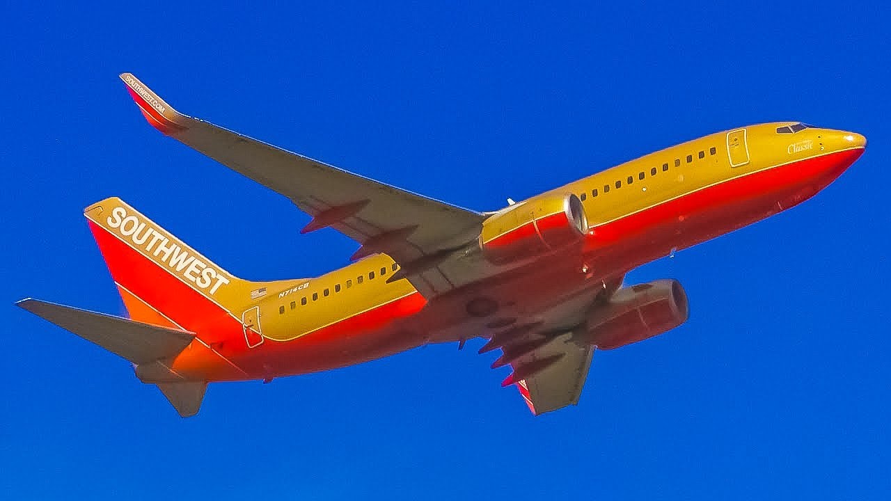 (4K) Afternoon Departures from Baltimore/Washington International Airport